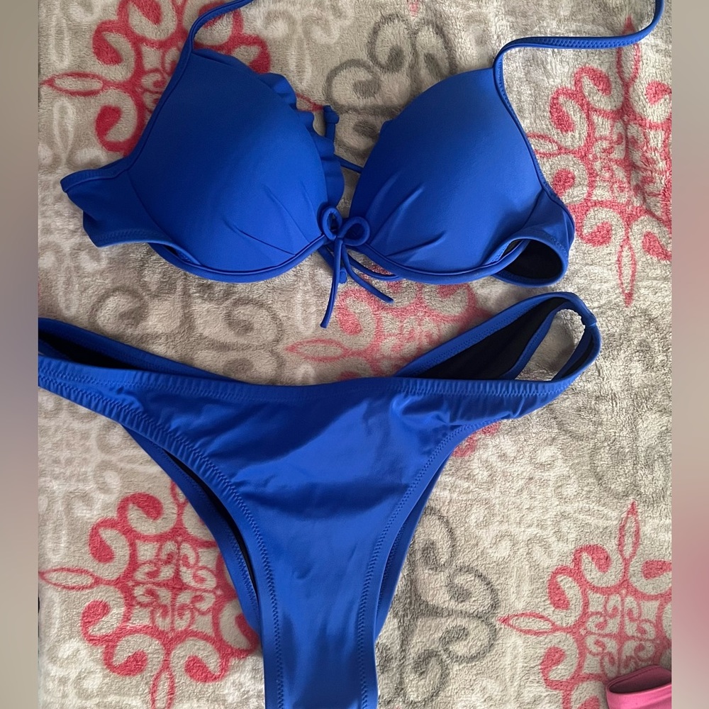Cobalt blue Victoria Secret 2 Piece Swimsuit